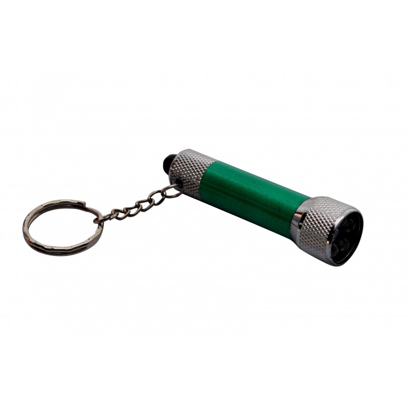 Keyring Torch Flashlight Green LED Light Keychain